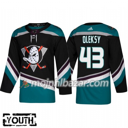 Dresovi Anaheim Ducks Steve Oleksy 43 Adidas 2018-2019 Alternate Authentic - Dječji Dresovi Anaheim Ducks Steve Oleksy 43 Adidas 2018-2019 Alternate Authentic - Dječji